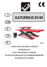 WERTHER INTERNATIONAL SATURNUS EV40 Instruction And Maintenance Manual preview