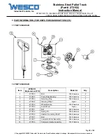 Preview for 8 page of Wesco 272152 Instruction Manual