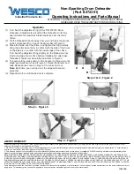 Preview for 2 page of Wesco 272301 Operating Instructions And Parts Manual