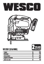 Wesco CSJ18GD Manual предпросмотр