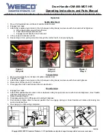 Preview for 2 page of Wesco DM-800-MDT-HR Operating Instructions And Parts Manual