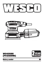 Wesco PES360MU Instruction Manual preview