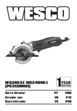 Предварительный просмотр 1 страницы Wesco PSC120MU1 Manual