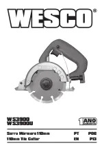 Wesco WS3900 Manual preview