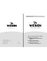 Wesen INOX FLAT 100 Installation Instructions Manual preview