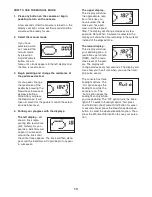 Preview for 13 page of Weslo 13.8E User Manual