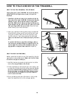 Preview for 16 page of Weslo 225 Gtx Treadmill User Manual