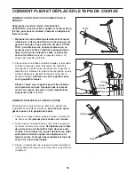 Предварительный просмотр 15 страницы Weslo 30551.1 (French) Manuel De L'Utilisateur