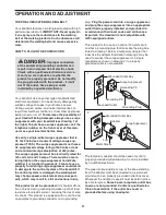 Preview for 11 page of Weslo 30863.0 User Manual