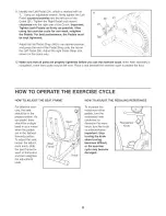 Предварительный просмотр 8 страницы Weslo 831.21 520.0 User Manual