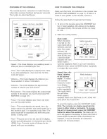 Предварительный просмотр 9 страницы Weslo 831.21 520.0 User Manual