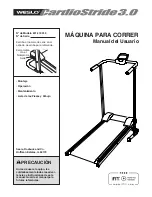 Preview for 1 page of Weslo 831.21901.0 (Spanish) Manual Del Usuario