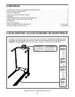 Preview for 2 page of Weslo 831.21901.0 (Spanish) Manual Del Usuario