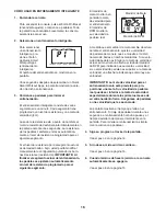 Preview for 16 page of Weslo 831.21904.0 (Spanish) Manual Del Usuario