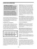 Preview for 19 page of Weslo 831.21904.0 (Spanish) Manual Del Usuario