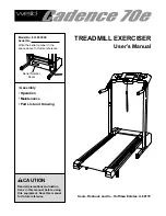 Weslo 831.293020 User Manual предпросмотр