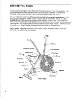 Preview for 4 page of Weslo aero 800 Manual