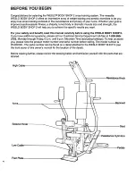 Preview for 4 page of Weslo Body Shop 2 Manual