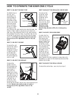 Preview for 8 page of Weslo Boomerang 403 Manual