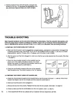 Предварительный просмотр 12 страницы Weslo Cadence 10.5 Manual