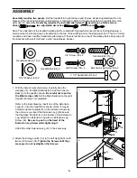 Предварительный просмотр 5 страницы Weslo CADENCE 1005 User Manual