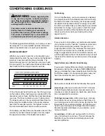 Preview for 14 page of Weslo CADENCE 1005 User Manual