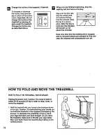 Preview for 10 page of Weslo Cadence 1015 Manual