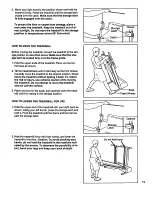 Preview for 11 page of Weslo Cadence 1015 Manual