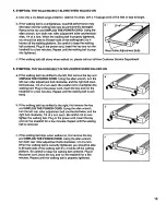 Preview for 13 page of Weslo Cadence 1015 Manual