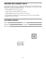 Preview for 15 page of Weslo Cadence 1020 Treadmill User Manual