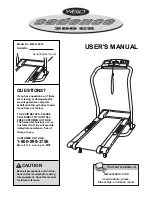 Weslo Cadence 200cs User Manual preview