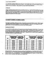 Preview for 8 page of Weslo Cadence 2300 Manual