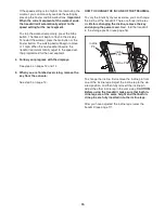 Preview for 15 page of Weslo Cadence 25 Treadmill User Manual