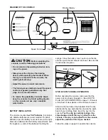 Preview for 8 page of Weslo Cadence 250dr User Manual