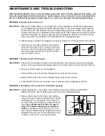 Preview for 12 page of Weslo Cadence 250dr User Manual