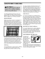 Preview for 14 page of Weslo Cadence 250dr User Manual