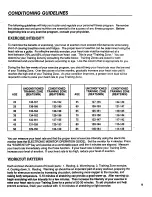 Preview for 9 page of Weslo Cadence 3100 Manual