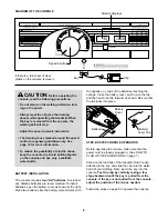 Предварительный просмотр 8 страницы Weslo CADENCE 340 CS User Manual