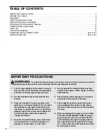 Preview for 2 page of Weslo Cadence 391 Treadmill User Manual