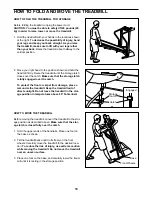 Preview for 10 page of Weslo Cadence 40.8 Ct User Manual