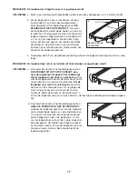 Preview for 17 page of Weslo Cadence 400 Treadmill (Dutch) Gebruiksaanwijzing