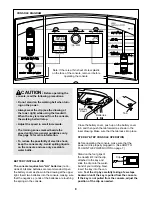 Preview for 8 page of Weslo Cadence 400cs Treadmill User Manual