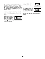 Preview for 11 page of Weslo CADENCE 450 User Manual