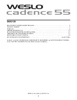 Preview for 2 page of Weslo Cadence 450v Treadmill (Dutch) Gebruiksaanwijzing