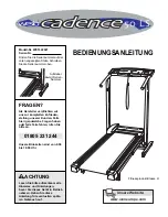 Weslo Cadence 50 Ls (German) Bedienungsanleitung preview