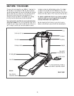 Preview for 5 page of Weslo Cadence 50 Se Treadmill User Manual