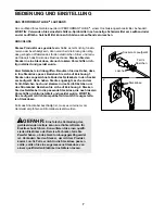 Предварительный просмотр 7 страницы Weslo Cadence 630 (German) Bedienungsanleitung