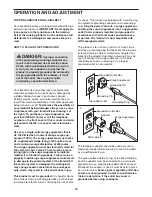 Preview for 10 page of Weslo Cadence 65 User Manual