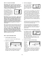 Preview for 12 page of Weslo Cadence 65 User Manual