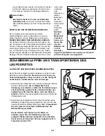 Предварительный просмотр 10 страницы Weslo Cadence 720 (German) Bedienungsanleitung